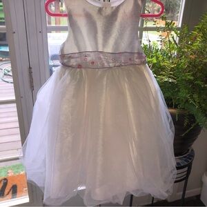 Marmellata White Tulle Special Occasion Wedding Dress, Toddler Girls 24 Months